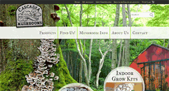 Desktop Screenshot of cascadiamushrooms.com